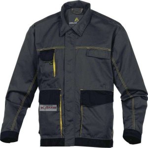 Delta Plus Bluza D-mach z poliestru(65%) i bawełny(35%) 245 g/m2 nadgarstki zap. na zatrzaski kol.czarno-czerwony roz. 3XL CORP DMVESNR3X 1