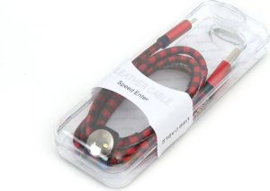 Kabel USB Platinet USB-A - microUSB 1 m Czerwony (PUCLC1R) 2