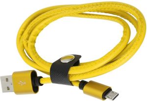 Kabel USB Platinet USB-A - microUSB 1 m Żółty (PUCL1Y) 1