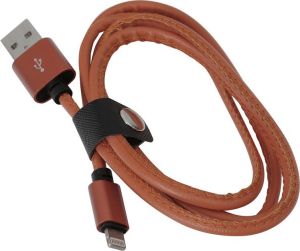 Kabel USB Platinet USB-A - 1 m Brązowy (PUCLIP1BR) 1