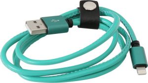 Kabel USB Platinet USB-A - Lightning 1 m Zielony (PUCLIP1G) 1