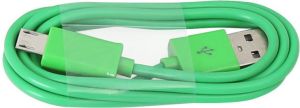 Kabel USB Omega MICRO USB TO USB CABLE 1M GREEN (42334) 1