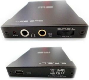Wzmacniacz słuchawkowy SMSL M2 Black Portable 4