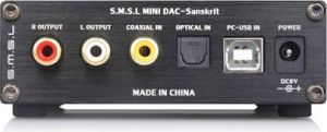 Wzmacniacz słuchawkowy SMSL SK6 Sanskrit 6 Czarny 3