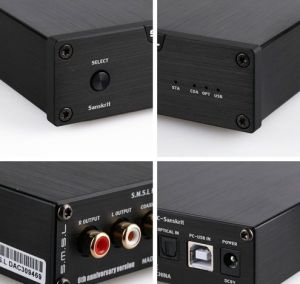 Wzmacniacz słuchawkowy SMSL SK6 Sanskrit 6 Czarny 5