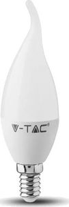 V-TAC Żarówka LED V-TAC SAMSUNG CHIP 5.5W E14 Świeczka Płomyk VT-258 4000K 470lm 5 Lat Gwarancji 1