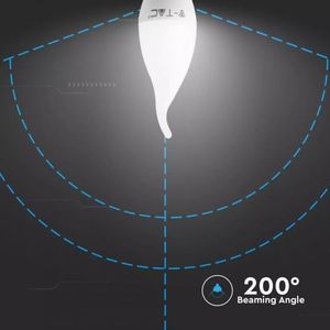 V-TAC Żarówka LED SAMSUNG CHIP 5.5W E14 Świeczka Płomyk VT-258 6400K 470lm 4
