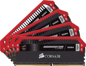 Pamięć Corsair Dominator Platinum, DDR4, 16 GB, 3200MHz, CL16 (CMD16GX4M4B3200C16-ROG) 1