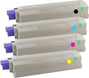 Toner OKI Zestaw CMYK Zamiennik C610 (584E-36244) 1