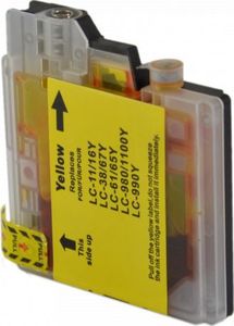 Tusz Brother 1x Tusz Do Brother LC-980 LC-1100 12ml Yellow 1