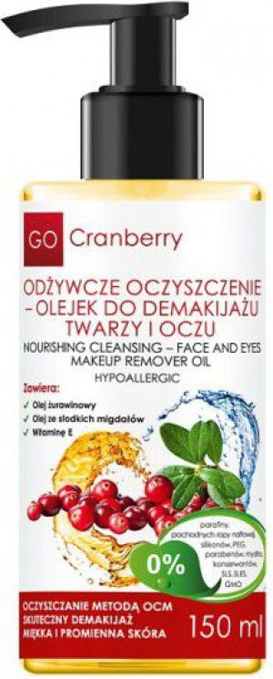 GoCranberry  Odżywcze oczyszczenie - olejek do demakijażu twarzy i oczu 150 ml 1