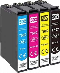 Tusz Epson 4x Tusz Do Epson 502XL 13/12ml CMYK 1