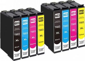 Tusz Epson 8x Tusz Do Epson 603XL 13/12ml CMYK 1