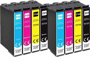 Tusz Epson 8x Tusz Do Epson T0711-0714 T711-714 14ml CMYK 1