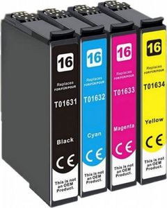 Tusz Epson 4x Tusz Do Epson T1631-1634 T01631-01634 14/10ml CMYK 1