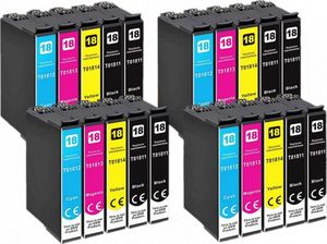 Tusz Epson 20x Tusz Do Epson T1811-1814 T01811-01814 14/10ml CMYK 1