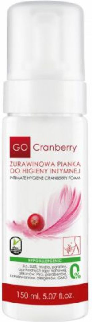 GoCranberry  Żurawinowa pianka do higieny intymnej 150 ml 1