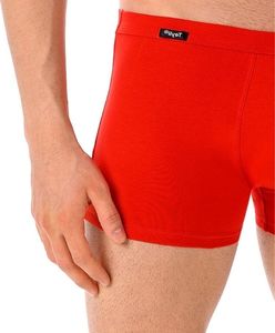 Teyli Bokserki męskie bawełniane Levi czerwone XL Czerwony 5