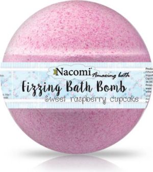 Nacomi Musująca KULA DO KĄPIELI o zapachu MALINY 40g 2
