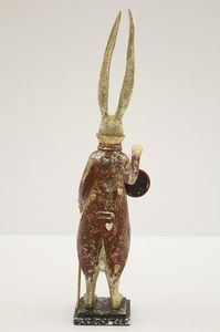 Art-Pol Figurka Królik Z Zegarkiem 4