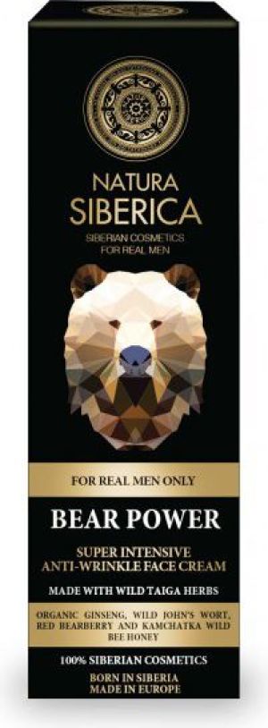 Natura Siberica Men Intensywny krem przeciwzmarszczkowy Siła Niedźwiedzia 50ml 1