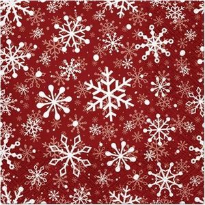 Art-Pol Pl Serwetki Christmas Snowflakes Red 1