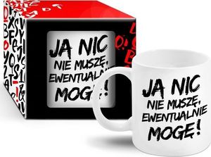 BGtech KUBEK Z TEKSTEM - Ja nic nie muszę, ewentualnie mogę! 1