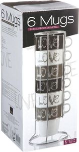 Art-Pol Komplet 6 filiżanek Love 260 ml 2