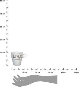 Art-Pol Komplet 6 filiżanek Love 260 ml 3