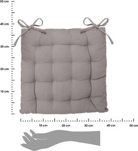Halmar Poduszka na krzesło Elora jasnoszara 3