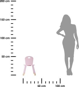 Halmar Krzesło dziecięce Sweet różowe 3