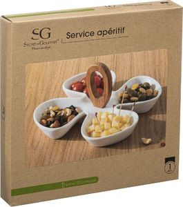 Art-Pol Patera na przekąski porcelanowa 2