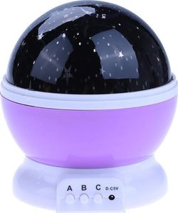 Atmosphera Lampka nocna projektor gwiazd 2w1 USB niebieska 3