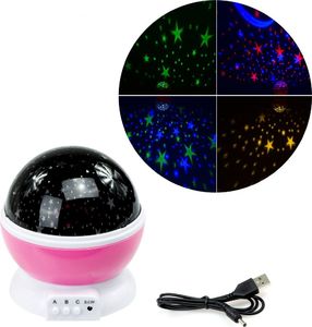 Atmosphera Lampka nocna projektor gwiazd 2w1 USB niebieska 5