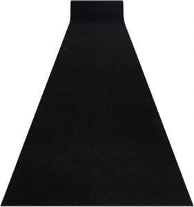 Dywany Łuszczów Chodnik RUMBA podgumowany, jednokolorowy czarny 60 cm, 60x160 cm 1