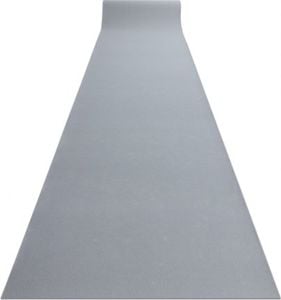 Dywany Łuszczów Chodnik RUMBA podgumowany, jednokolorowy szary 60 cm, 60x340 cm 1