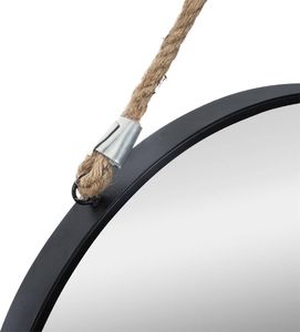 Atmosphera Okrągłe lustro ścienne na sznurze 38 cm 4