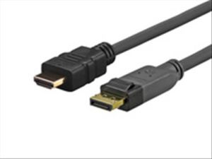 Kabel VivoLink DisplayPort - HDMI 1m czarny (PRODPHDMI1) 1