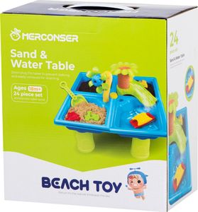 Art-Pol Stolik wodny palma piaskownica zestaw do piasku 24el. 10