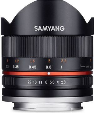 Obiektyw Samyang 8mm f/2.8 UMC Fisheye Sony E (F1220306101) 1