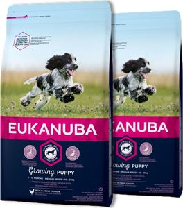 EUKANUBA EUKANUBA Puppy&Junior Medium Breed 2x15kg 1