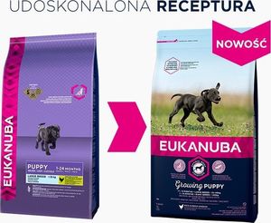 EUKANUBA EUKANUBA Puppy&Junior Large Breed 15kg + MATA 8in1 GRATIS 3