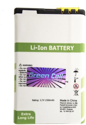 Bateria Green Cell BL-5J, BL5J do Nokia, Lumia, Asha 1500mAh (BP34) 3