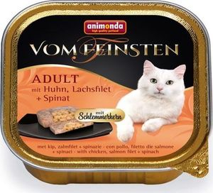 Animonda ANIMONDA Cat Vom Feinsten adult Adult z nadzieniem: Kurczak, filet z łososia i szpinak 32x100g 2