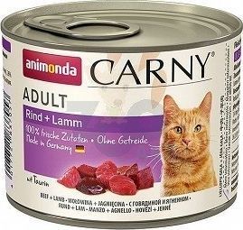 Animonda ANIMONDA Cat Carny Adult smak: wołowina i jagnięcina 6 x 200g 1