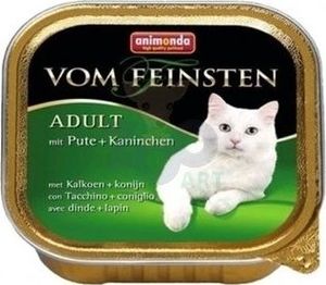 Animonda ANIMONDA Vom Feinsten Adult Cat smak: z indykiem i królikiem 32x100g 2