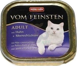 Animonda ANIMONDA Vom Feinsten Adult Cat smak: z kurczakiem i owocami morza 6 x 100g 2