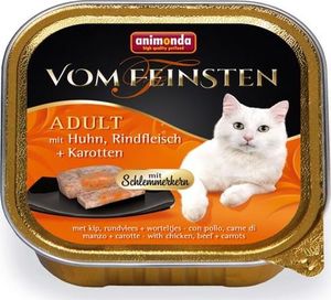 Animonda ANIMONDA Cat Vom Feinsten adult Adult z nadzieniem: Kurczak, wołowina i marchewka 32x100g SUPER CENA 2