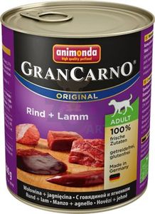 Animonda ANIMONDA GranCarno Adult Dog smak: Wołowina + jagnięcina 12 x 800g 1