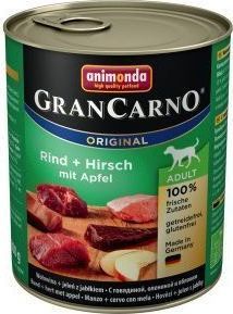 Animonda ANIMONDA GranCarno Adult Dog smak: Jeleń + jabłko 6 x 800g 1